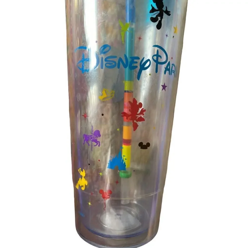 2015 Starbucks Disney Parks Disney Venti 24 oz Tumbler With Green Straw